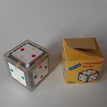 Pionir cube in hungary package (a little damaged package)