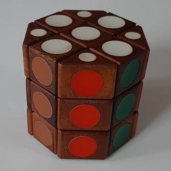 Octagonal prism from wood