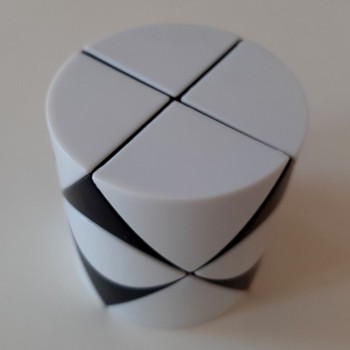 Cylindrical Dino Black&White Body