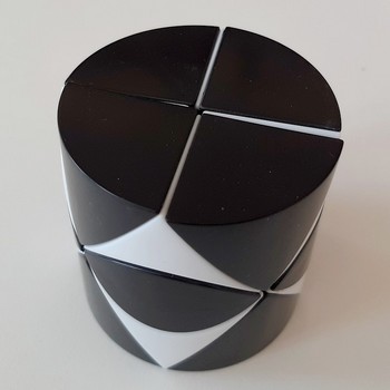Cylindrical Dino Black&White Body