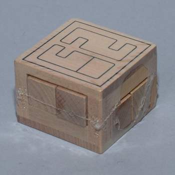 Wooden puzzle box, sealed - US$ 8.00