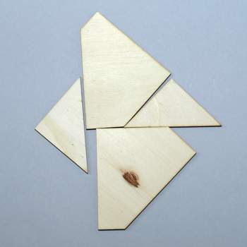 Wooden puzzle, without original box - US$ 8.00
