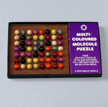 Multi-coloured molecule puzzle  - Pentangle - US$ 48.00