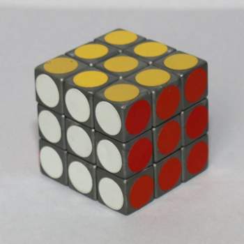 3x3 Grey Cube with points, without box - US$ 15.00