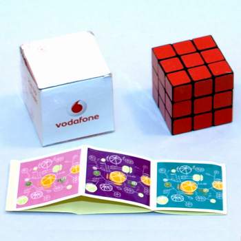 3x3x3 Rubik's Cube VODAFONE in original box - US$ 11.00
