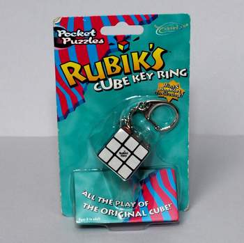 3x3x3 Rubik's Cube Key Ring, sealed new in original box - US$ 10.00