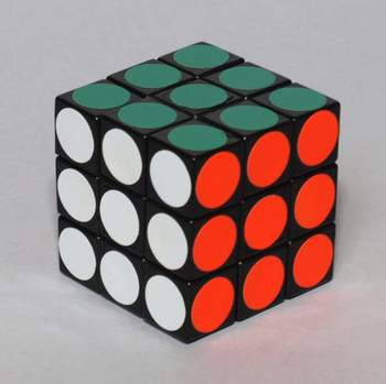 3x3 Cube with points - in original box - US$ 12.00