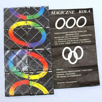 MAGICZNE KOLA - Magic 2x4 from Poland, without original box. - US$ 32.00