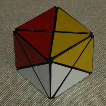 Dinosaur Rubik's Cube - 4 Colour without box - MAKE ME OFFER