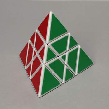 Pyramida 3x3x3 bílá - přední strana