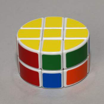 Rubikova kostka 3x3x2 bílá zadní strana